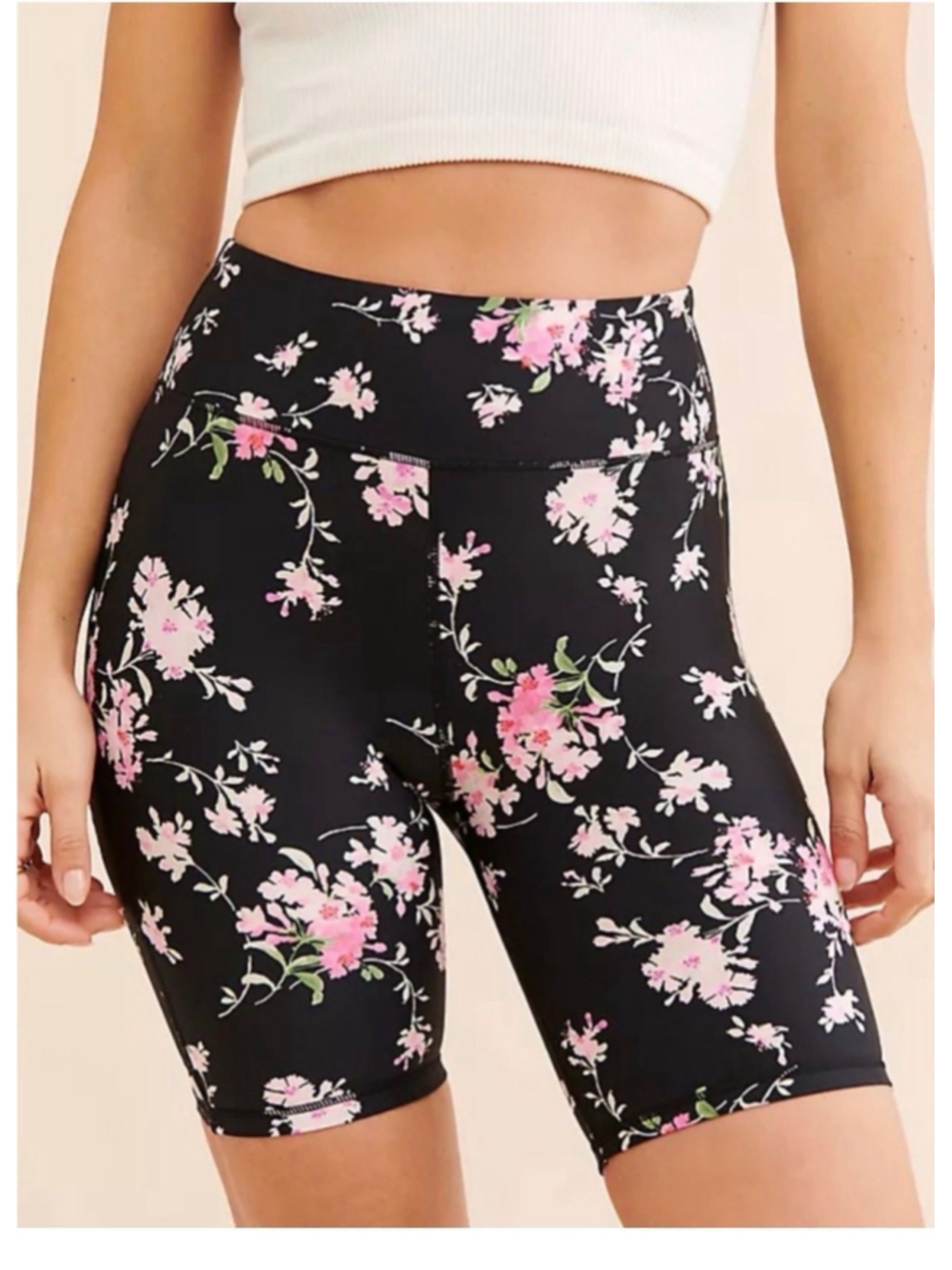 127.) Love Shack Fancy| Small| floral biker shorts